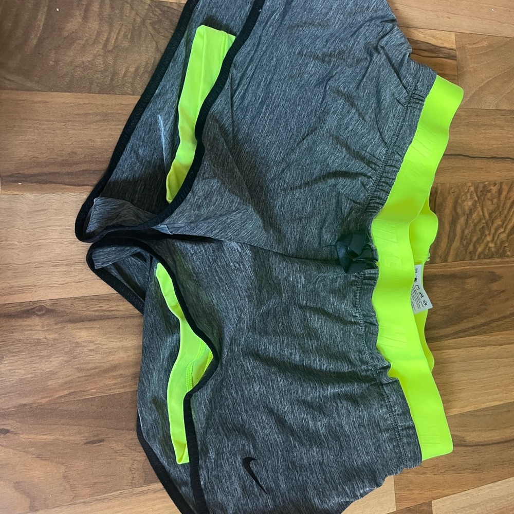 Nike Neon Yellow Dri-FIT Shorts